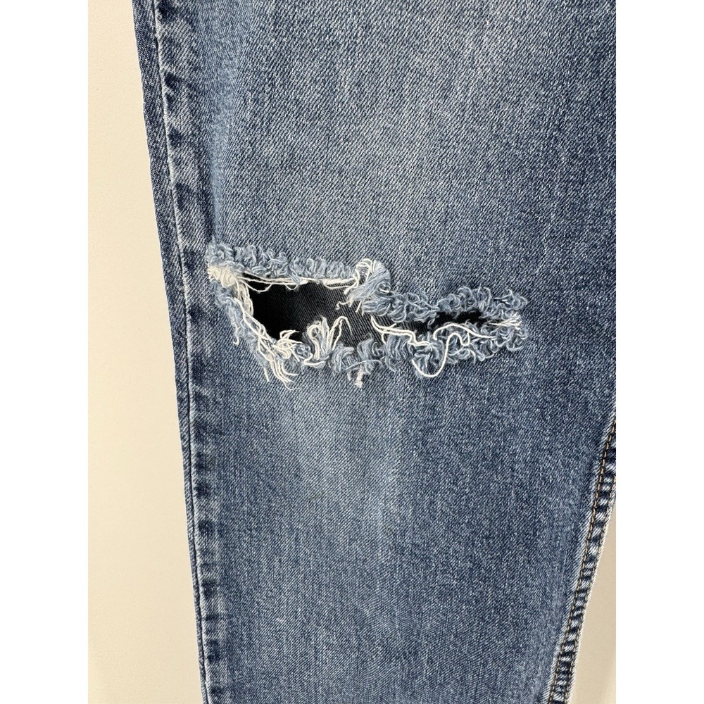Levi's 511 Size 36x32 Denim Jeans Regular Fit Tapered Leg Distressed Red Tab - Picture 3 of 12